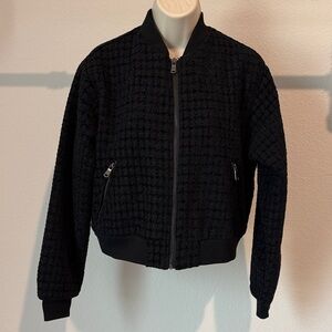 Bagatelle Tweed Bomber Jacket Small